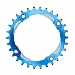 Plateau Mono FUNN SOLO NARROW WIDE 10/11V 4 Trous 104 Mm Bleu