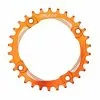 Plateau Mono FUNN SOLO NARROW WIDE 10/11V 4 Trous 104 Mm Orange