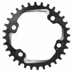 Plateau Mono FUNN SOLO 96 NARROW WIDE 11V Shimano XTR M9000/M9020 / XT M8000 4 Trous 96 Mm Noir