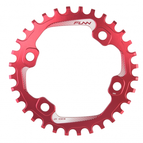 Plateau Mono FUNN SOLO 96 NARROW WIDE 11V Shimano XTR M9000/M9020 / XT M8000 4 Trous 96 Mm Rouge 4 Plateau Mono FUNN SOLO 96 NARROW WIDE 11V Shimano XTR M9000/M9020 / XT M8000 4 Trous 96 Mm Rouge – Image 2