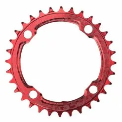 Plateau Mono RACE FACE NARROW WIDE 9/10/11/12V 4 Trous 104 Mm Rouge