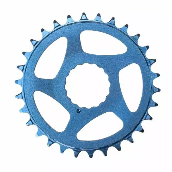 Plateau Mono RACE FACE NARROW WIDE 9/10/11/12V Cinch Direct Mount Bleu 6 Plateau Mono RACE FACE NARROW WIDE 9/10/11/12V Cinch Direct Mount Bleu – Image 4