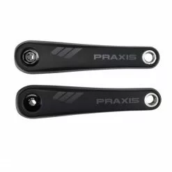 Manivelles Pour VTT Électrique PRAXIS Moteur Brose Noir