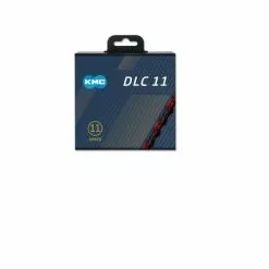 Chaîne 11V KMC DLC11 Noir/Rouge -Pas Cher Pédaliers Magasin 600x600 161843 15579942441231 1