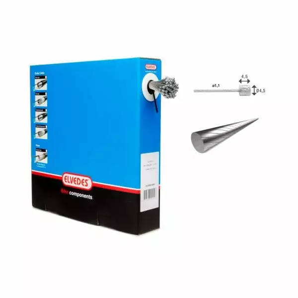Boîte De 100 Câbles De Dérailleur ELVEDES Inoxydable Slick Shimano/Sram 4 Boîte De 100 Câbles De Dérailleur ELVEDES Inoxydable Slick Shimano/Sram – Image 2