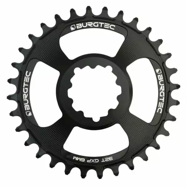 Plateau Mono BURGTEC GXP THICK THIN 9/10/11/12V Direct Mount Narrow Wide Offset 6 Mm Noir 4 Plateau Mono BURGTEC GXP THICK THIN 9/10/11/12V Direct Mount Narrow Wide Offset 6 Mm Noir – Image 2