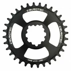 Plateau Mono BURGTEC GXP THICK THIN 9/10/11/12V Direct Mount Narrow Wide Offset 6 Mm Noir