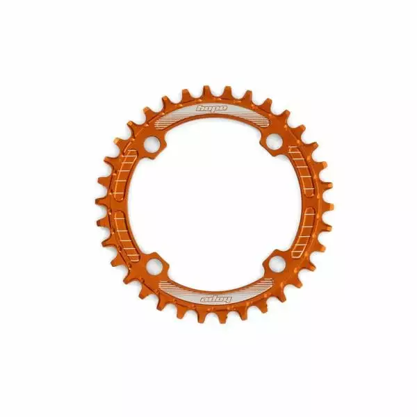 Plateau Mono HOPE NARROW WIDE 10/11/12V 4 Trous 104 Mm Orange 4 Plateau Mono HOPE NARROW WIDE 10/11/12V 4 Trous 104 Mm Orange – Image 2