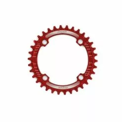 Plateau Mono HOPE NARROW WIDE 10/11/12V 4 Trous 104 Mm Rouge -Pas Cher Pédaliers Magasin 600x600 180471 15798809937073