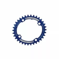 Plateau Mono HOPE NARROW WIDE OVAL 10/11/12V 4 Trous 104 Mm Bleu -Pas Cher Pédaliers Magasin 600x600 180473 15801149875899 1