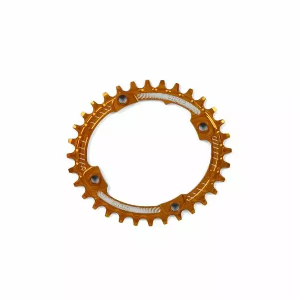 Plateau Mono HOPE NARROW WIDE OVAL 10/11/12V 4 Trous 104 Mm Orange 3 Plateau Mono HOPE NARROW WIDE OVAL 10/11/12V 4 Trous 104 Mm Orange