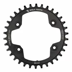 Wolf-tooth Plateau WOLF TOOTH 96 BCD 9/10/11/12V Shimano XTR M9000/M9020 4 Trous 96mm Noir