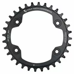 Wolf-tooth Plateau WOLF TOOTH 96 BCD 11V Shimano XTR M9000/M9020 4 Trous 96mm Noir