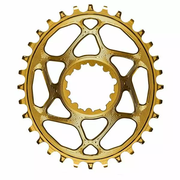 Plateau Mono ABSOLUTEBLACK OVAL 10/11/12V SRAM Direct Mount Offset 6mm Or 6 Plateau Mono ABSOLUTEBLACK OVAL 10/11/12V SRAM Direct Mount Offset 6mm Or – Image 4