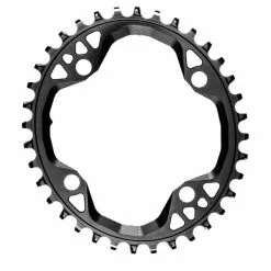 Plateau Mono ABSOLUTEBLACK OVAL 104BCD 9/10/11/12V 4 Trous Noir -Pas Cher Pédaliers Magasin 600x600 259807 16251339949435