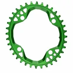 Plateau Mono ABSOLUTEBLACK OVAL 104BCD 9/10/11/12V 4 Trous 104mm Vert -Pas Cher Pédaliers Magasin 600x600 259809 16251340982981