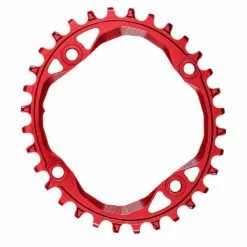 Plateau Mono ABSOLUTEBLACK OVAL 104BCD 9/10/11/12V 4 Trous 104mm Rouge -Pas Cher Pédaliers Magasin 600x600 259811 1625134043076 1