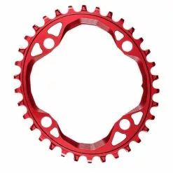 Plateau Mono ABSOLUTEBLACK OVAL 104BCD 9/10/11/12V 4 Trous 104mm Rouge -Pas Cher Pédaliers Magasin 600x600 259811 1625134048876 1