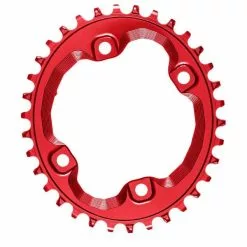 Plateau Mono ABSOLUTEBLACK OVAL 96BCD XT M8000/MT700 9/10/11/12V 4 Trous 96mm Rouge -Pas Cher Pédaliers Magasin 600x600 259823 16251424339133 1