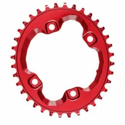 Plateau Mono ABSOLUTEBLACK OVAL 96BCD XT M8000/MT700 9/10/11/12V 4 Trous 96mm Rouge -Pas Cher Pédaliers Magasin 600x600 259823 16251424627345 1