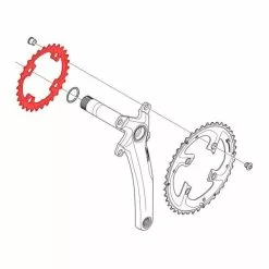 Plateau Intérieur SHIMANO XTR M985 10V 4 Trous 88 Mm -Pas Cher Pédaliers Magasin 600x600 72653 14889832528679 1