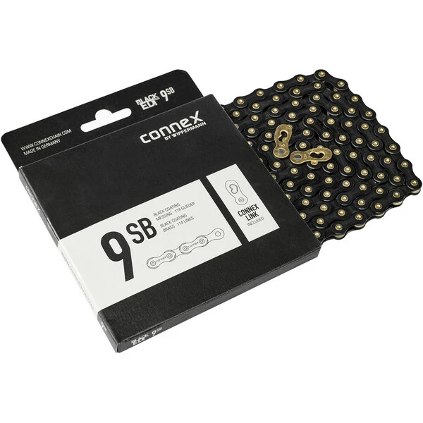 Chaîne 9 V WIPPERMANN CONNEX 9SB Noir/Or 8 Chaîne 9 V WIPPERMANN CONNEX 9SB Noir/Or – Image 6